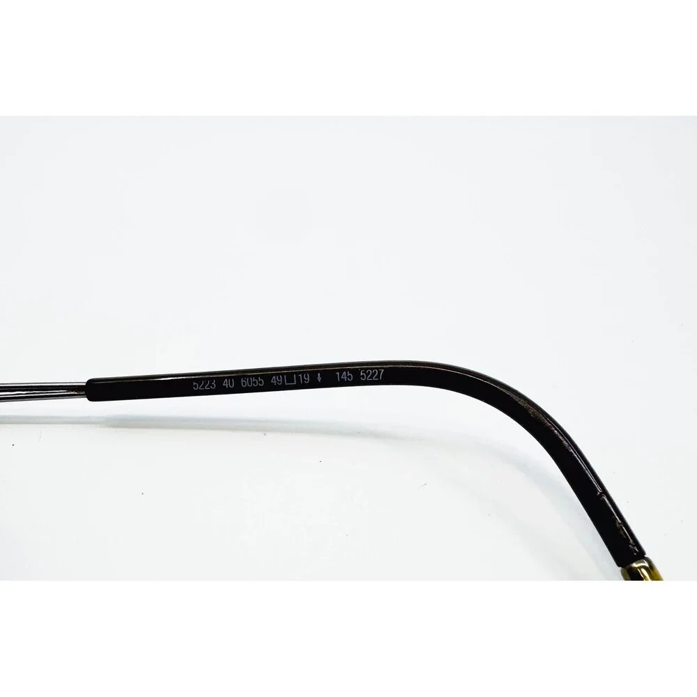 Silhouette Eyeglasses Unisex Brown Rimless Oval Frame 49-19-145 5227 6055 49mm